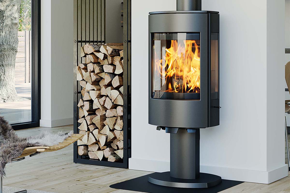 Dovre Astro 4CB/P met voet houtkachel - HAVÉ foto 2/3