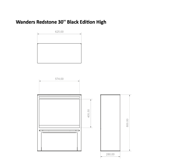 Wanders Redstone 30'' Black Edition High