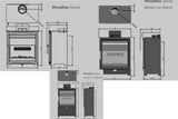 Charlton & Jenrick Fireline Woodtec 5 kW standaard 414 mm - HAVÉ foto 1/4