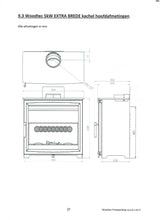 Charlton & Jenrick Fireline Woodtec 5 kW-XW extra breed 564 mm - HAVÉ foto 1/4