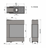 Trimline Fires 73 Room Divider