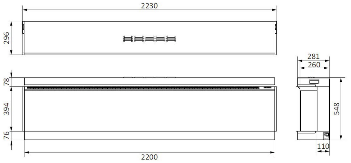 Trimline Fires 220E Solus